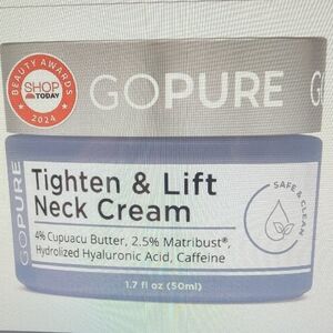 GoPure Tighten & Lift Neck Cream - Blue